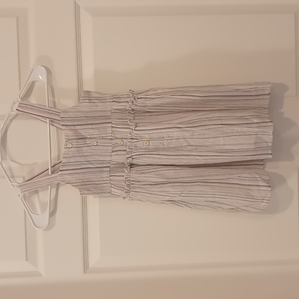 Vignette lined striped sundress  new with tags size 4Y
